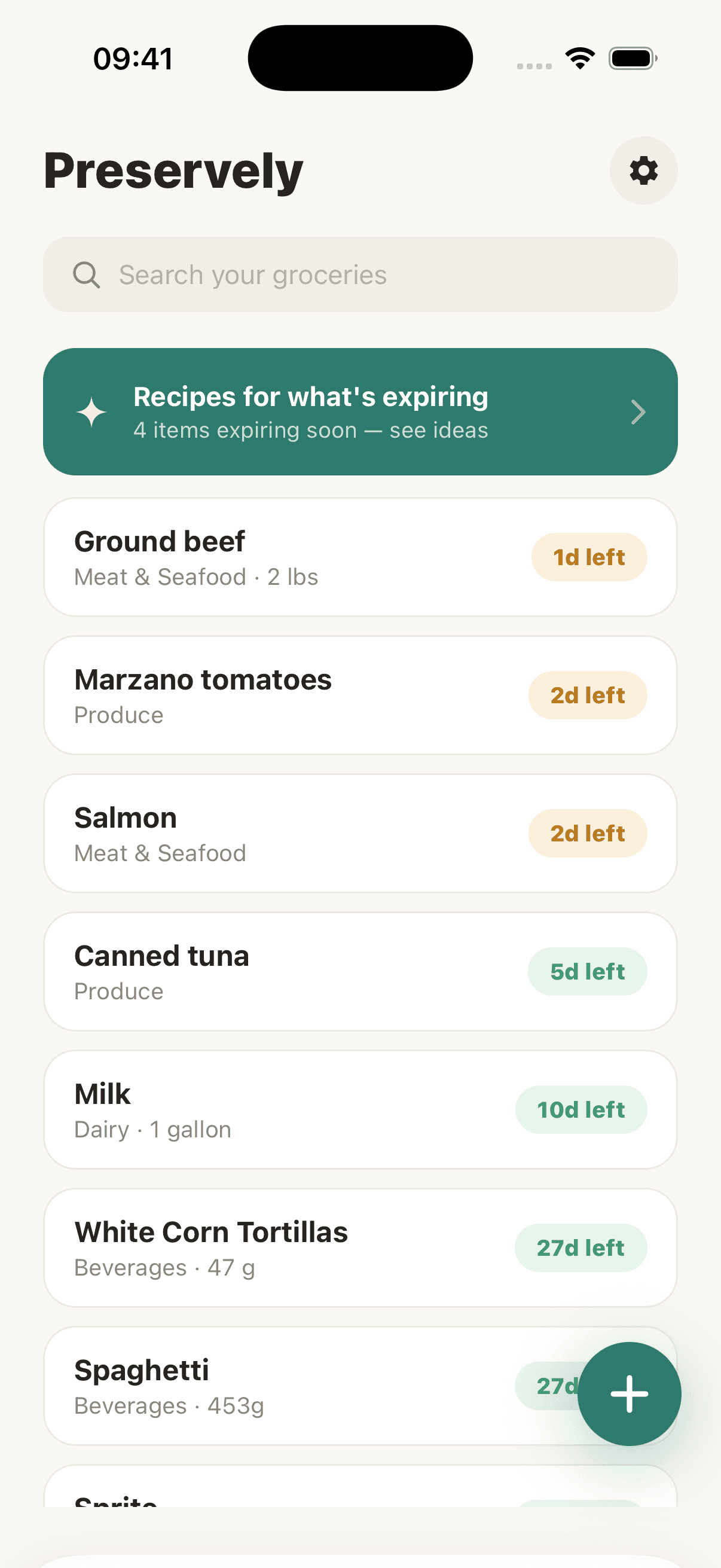 Preservely pantry view